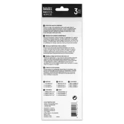 Liquitex Basics Synthetic Acrylic Brushes - Pack Of 3 -Painting Tool Shop liquitex 1 70a65e65 b4df 4abb b482 f2df57849e17