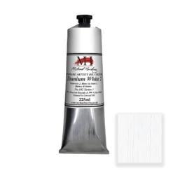 Michael Harding Handmade Artists Oil Colour - Titanium White 2 - 225ml Tubes