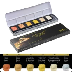 FINETEC Special Effects Watercolour Sets -Painting Tool Shop pearlescent finetec metallic