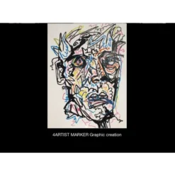 Pebeo 4Artist Set Of 5 Assorted METALLIC Colours (4mm) -Painting Tool Shop peb 5 2 434a0d60 f748 4e6d bf7a e8a380a84c48