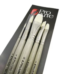 Pro Arte Series D Bristlene Oil Brushes (W16) - Set Of 5 -Painting Tool Shop pro arte 2