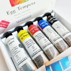 Sennelier Egg Tempera Starter Set -Painting Tool Shop sennelier egg tempera