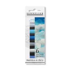 Sennelier Soft Pastels Half Stick - Set Of 6 - Assorted Sets 13 Sennelier Soft Pastels Half Stick - Set Of 6 - Assorted Sets -Painting Tool Shop sennelier half summer sky
