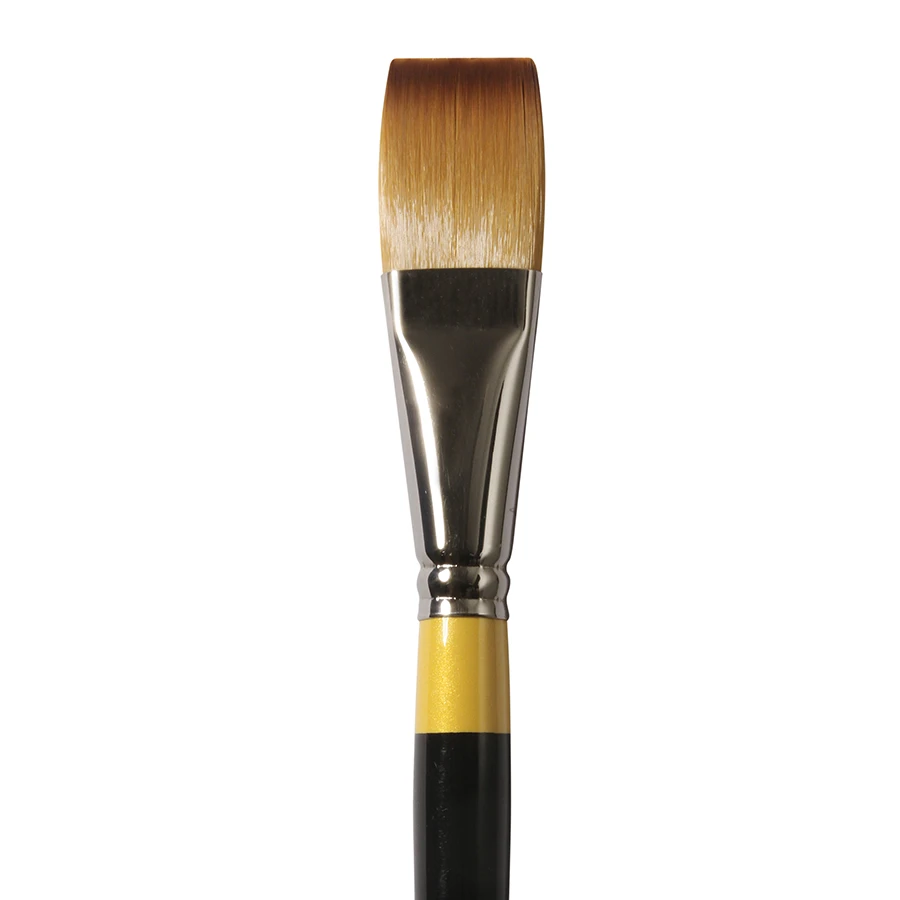 Daler-Rowney System3 - Short Handled Flat - SY21 - 1" Brush 2 Daler-Rowney System3 - Short Handled Flat - SY21 - 1" Brush - Image 2