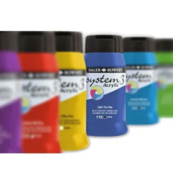 Daler-Rowney System3 Acrylic Paint - 500ml -Painting Tool Shop system 3 acryllic single