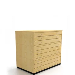 Wooden Plan Chest Traditional -Painting Tool Shop trad2