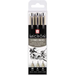 Sakura Pigma Micron Fineliners - Set Of 3